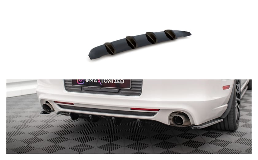 Dokładka Ford Mustang V Facelift Zderzak Tył Gloss Black
