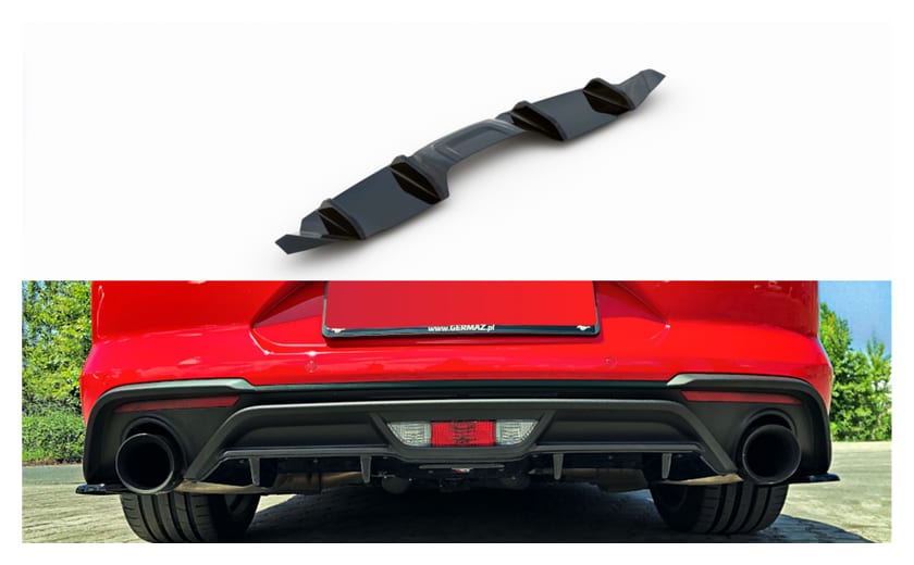 Dokładka Ford Mustang VI Facelift Zderzak Tył Gloss Black