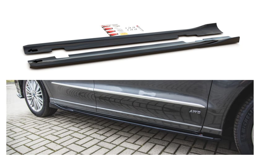 Dokładka Ford S-Max II Facelift Progi Gloss Black