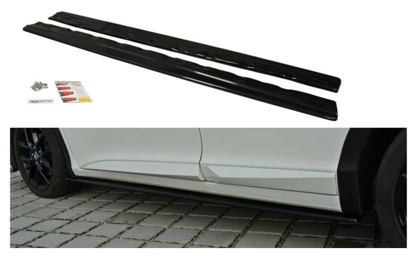 Dokładka Honda Civic IX Progi Gloss Black