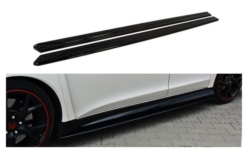 Dokładka Honda Civic IX Type-R Progi Gloss Black