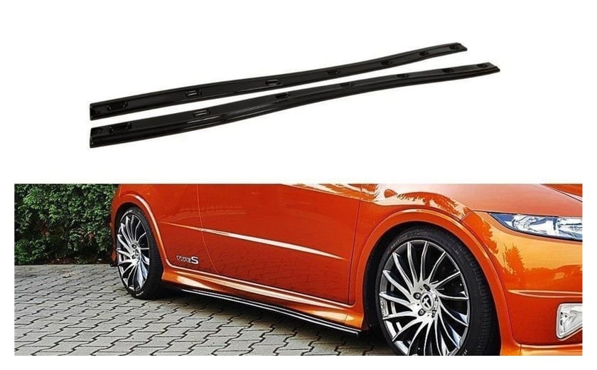 Dokładka Honda Civic VIII Type-S R Progi Gloss Black