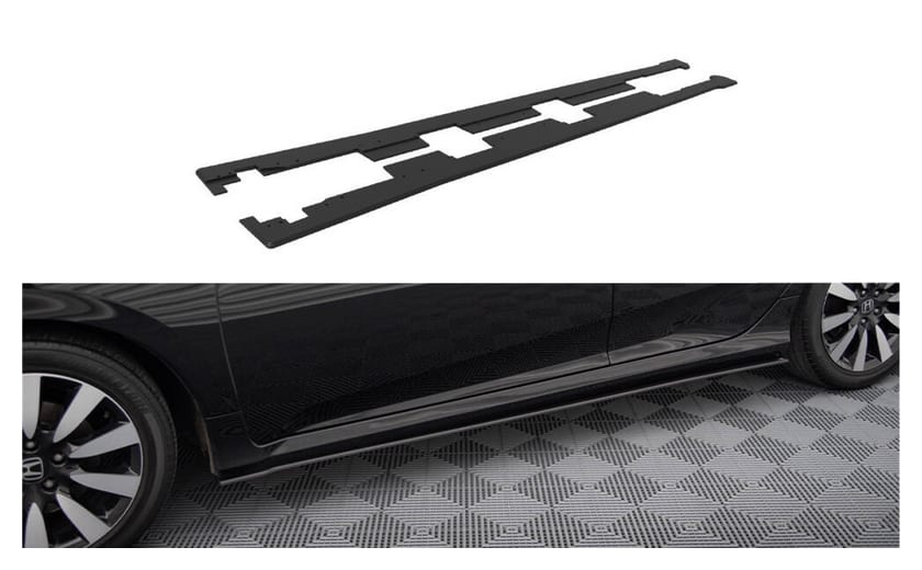 Dokładka Honda Civic X Progi Street Pro Black
