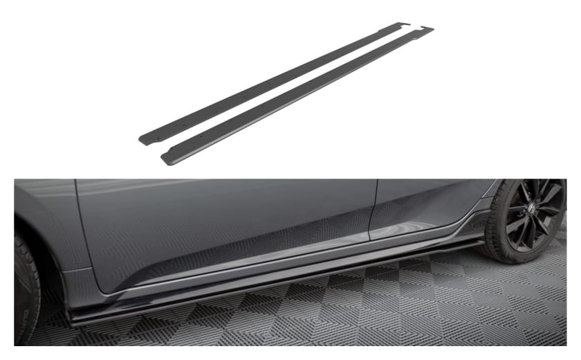 Dokładka Honda Civic X Sport Progi Street Pro Black