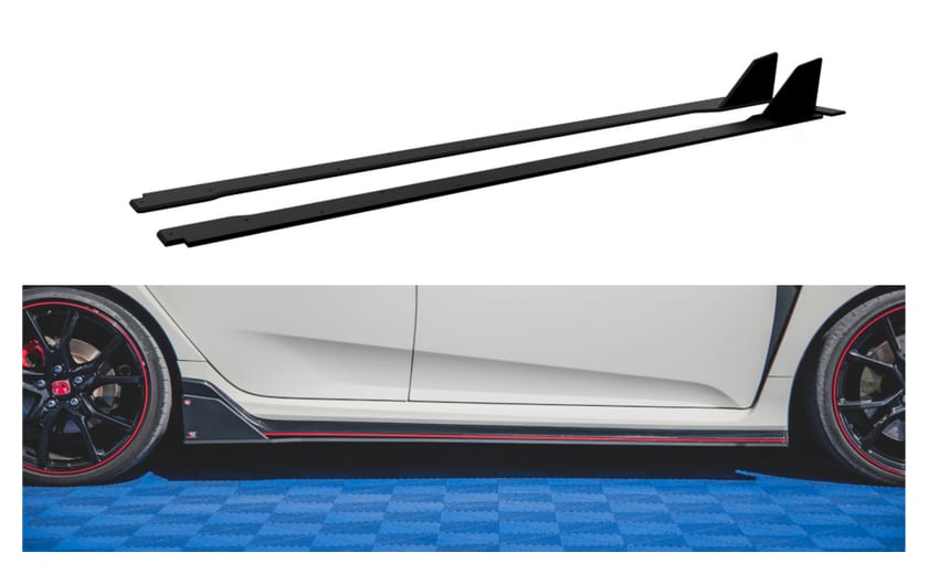 Dokładka Honda Civic X Type-R Progi Racing Black