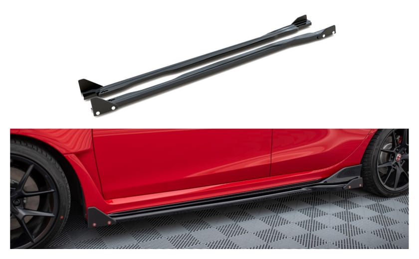 Dokładka Honda Civic XI Type-R Progi v.1 + Flaps