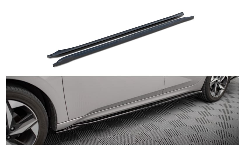 Dokładka Hyundai Elantra VII Progi Gloss Black