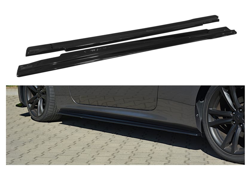 Dokładka Hyundai GENESIS COUPÉ MK.1 Progi Gloss Black