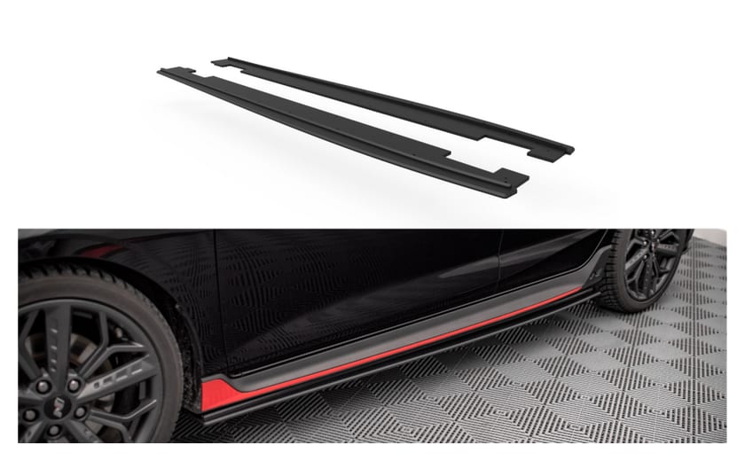 Dokładka Hyundai I20 N III Progi Street Pro Black-Red