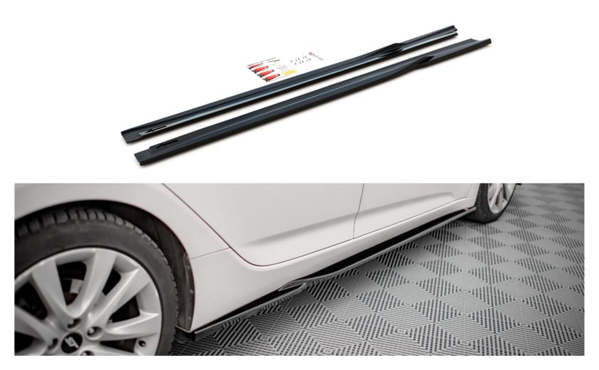 Dokładka Hyundai I40 I Progi Gloss Black