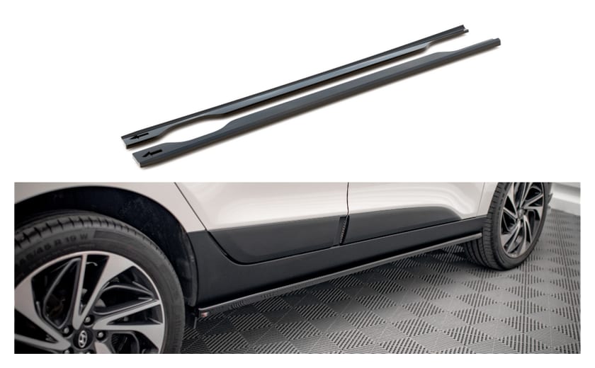 Dokładka Hyundai ix35 I Progi Gloss Black