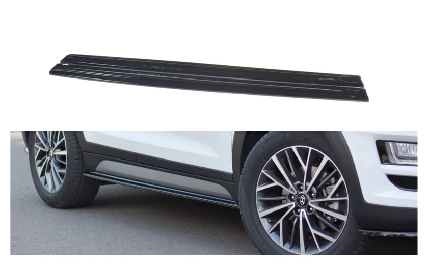 Dokładka Hyundai Tucson III Facelift Progi Gloss Black