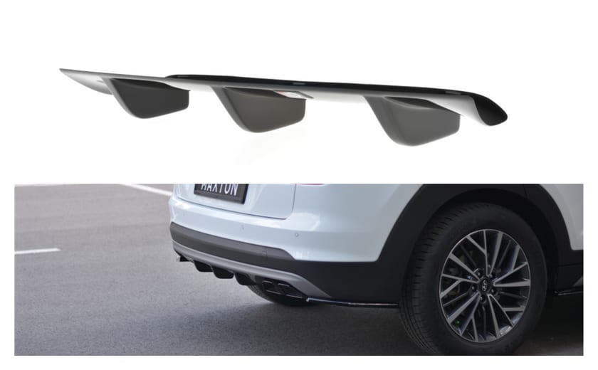 Dokładka Hyundai Tucson III Facelift Zderzak Tył Gloss Black