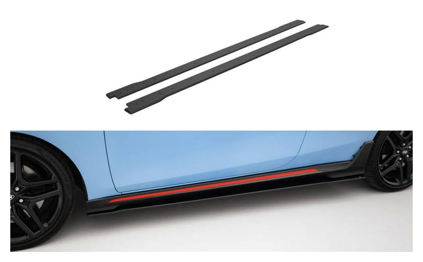 Dokładka Hyundai Veloster N Mk2 Progi Street Pro Black