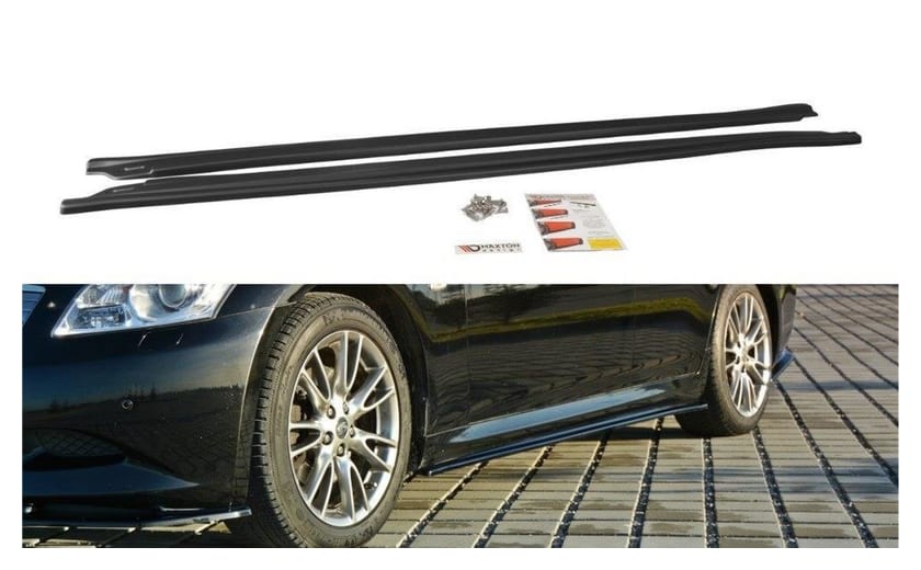 Dokładka Infiniti G37 Progi Gloss Black