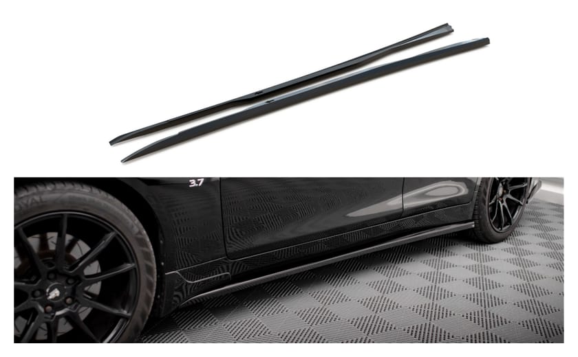 Dokładka Infiniti Q50 S I Progi v.1 Gloss Black