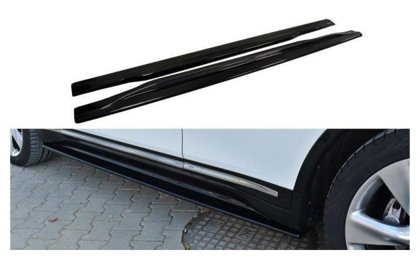 Dokładka Infiniti QX70 Progi Gloss Black