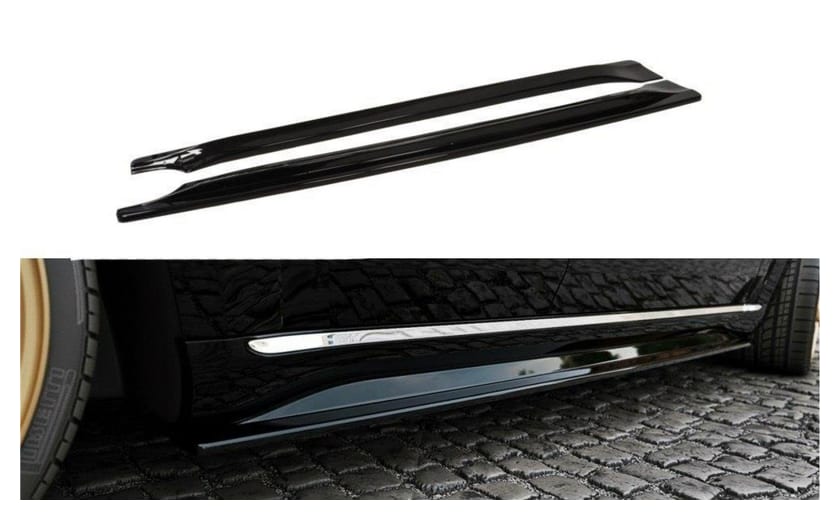 Dokładka Jeep Grand Cherokee WK2 Summit Facelift Progi Gloss Black