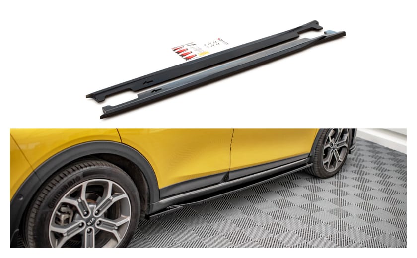Dokładka Kia XCeed I Progi Gloss Black