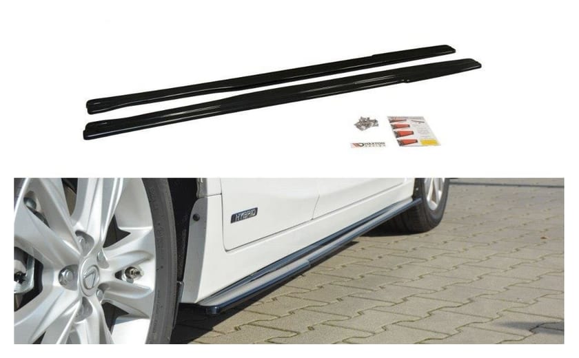 Dokładka Lexus CT I Facelift Progi Gloss Black