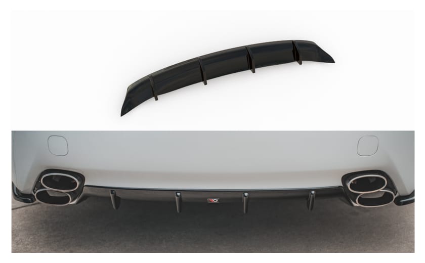 Dokładka Lexus IS II F Zderzak Tył Gloss Black