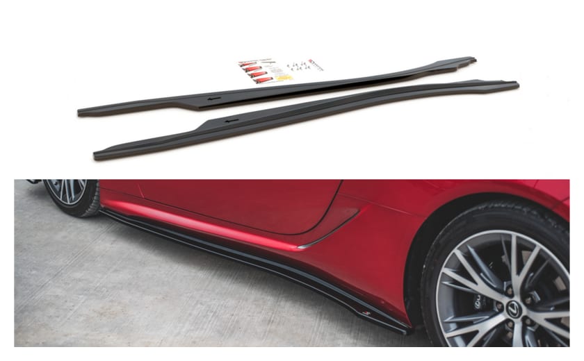 Dokładka Lexus LC 500 Progi Gloss Black