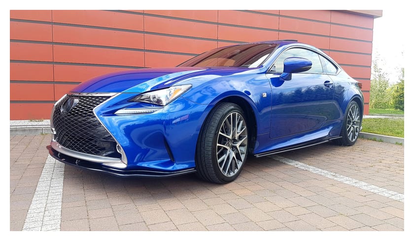 Dokładka Lexus RC Progi Gloss Black