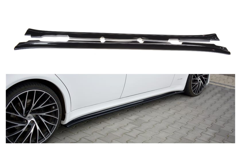 Dokładka Maserati Quatroporte V Facelift Progi Gloss Black