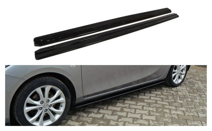 Dokładka Mazda 3 II Sport Progi Gloss Black
