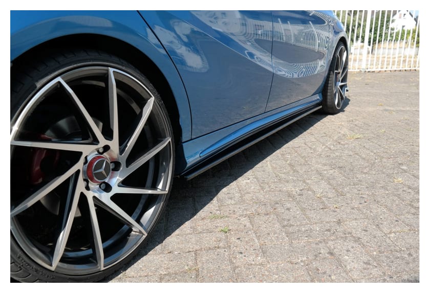 Dokładka Mercedes-Benz A W176 AMG-LINE Progi Gloss Black