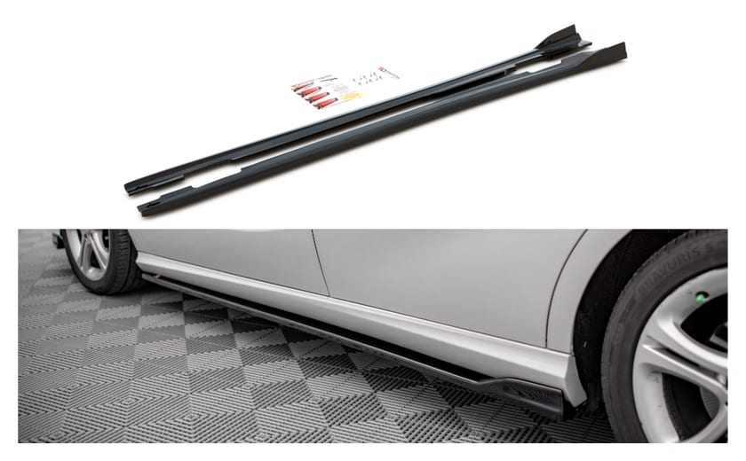Dokładka Mercedes-Benz A W176 Progi v.1 Gloss Black