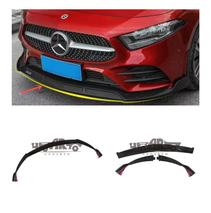 Dokładka Mercedes-Benz A W177 Zderzak Przód Gloss Black