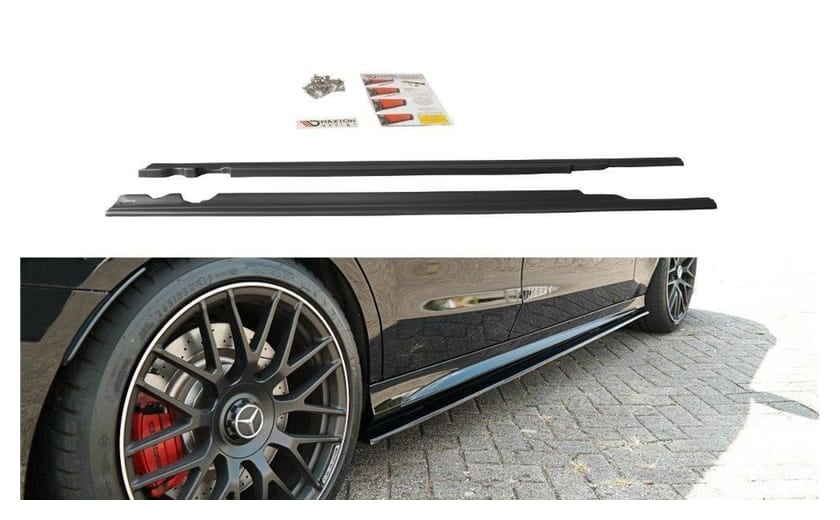 Dokładka Mercedes-Benz C S205 63AMG Progi v.1 Gloss Black