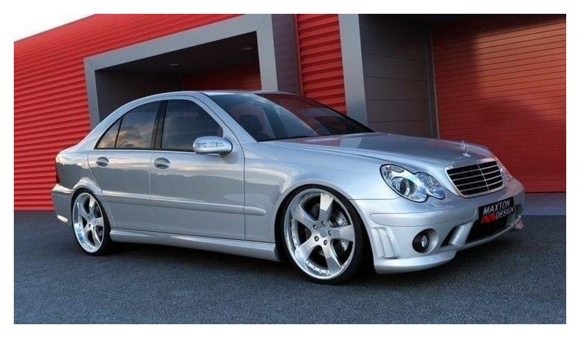Dokładka Mercedes-Benz C W203 Progi AMG 204 Look