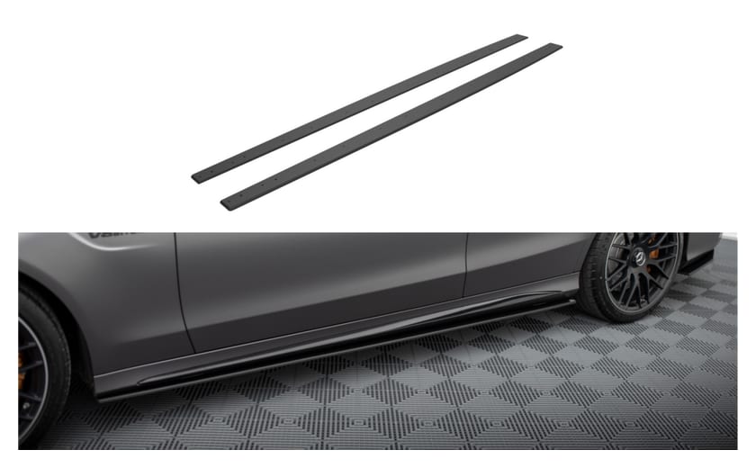 Dokładka Mercedes-Benz C W205 C63 Facelift Progi Street Pro Black
