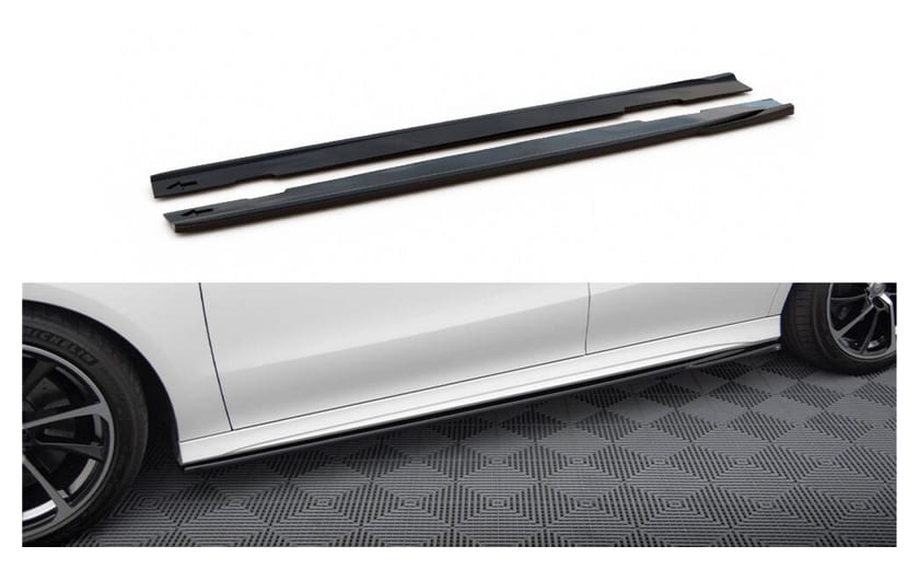 Dokładka Mercedes-Benz CLA C118 Progi Gloss Black