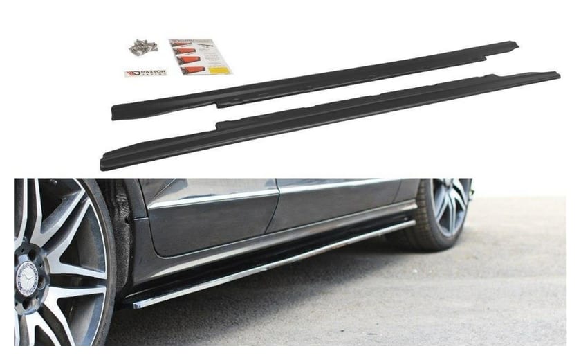 Dokładka Mercedes-Benz CLS C218 Progi v.1 Gloss Black