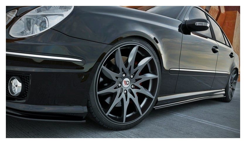 Dokładka Mercedes-Benz E W211 AMG Progi Gloss Black