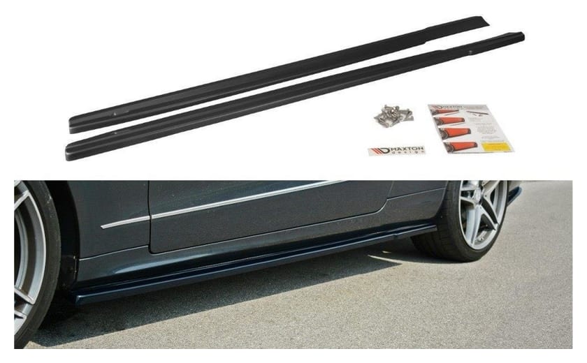 Dokładka Mercedes-Benz E W212 Progi Gloss Black