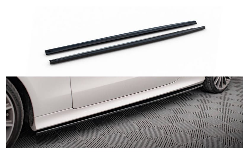 Dokładka Mercedes-Benz E W213 (C238) Cabriolet (A238) 53 AMG Progi Gloss Black