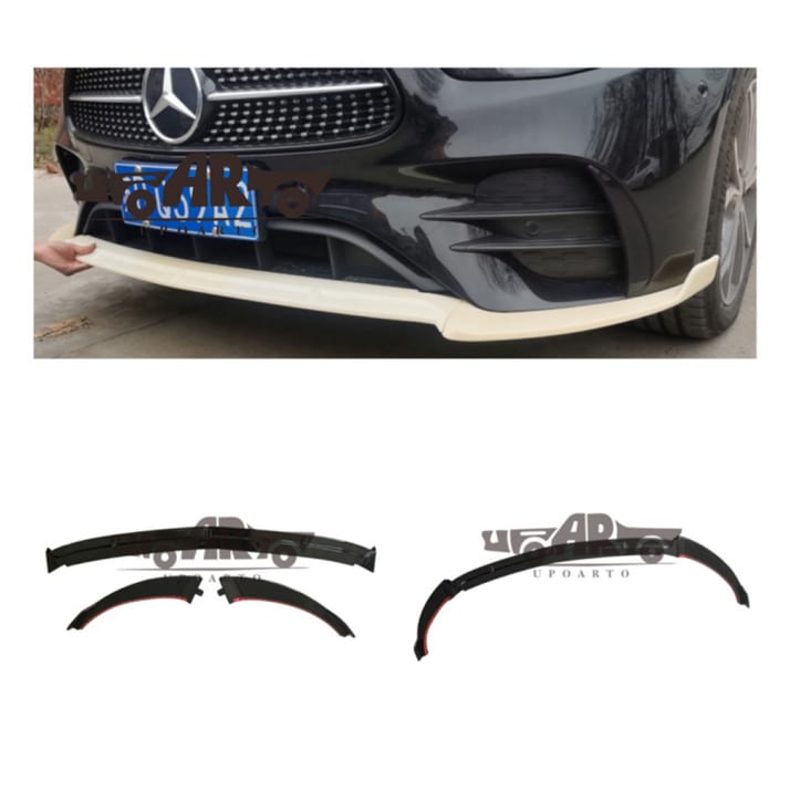 Dokładka Mercedes-Benz E W213 C238 S213 A238 Facelift Zderzak Przód Gloss Black