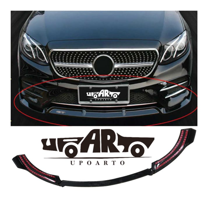 Dokładka Mercedes-Benz E W213 C238 S213 A238 Zderzak Przód Gloss Black