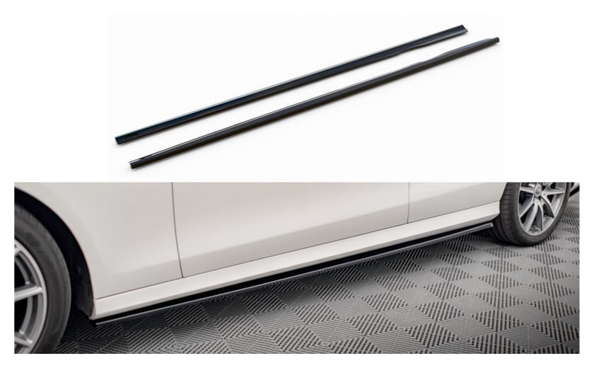 Dokładka Mercedes-Benz E W213 Facelift Progi Gloss Black