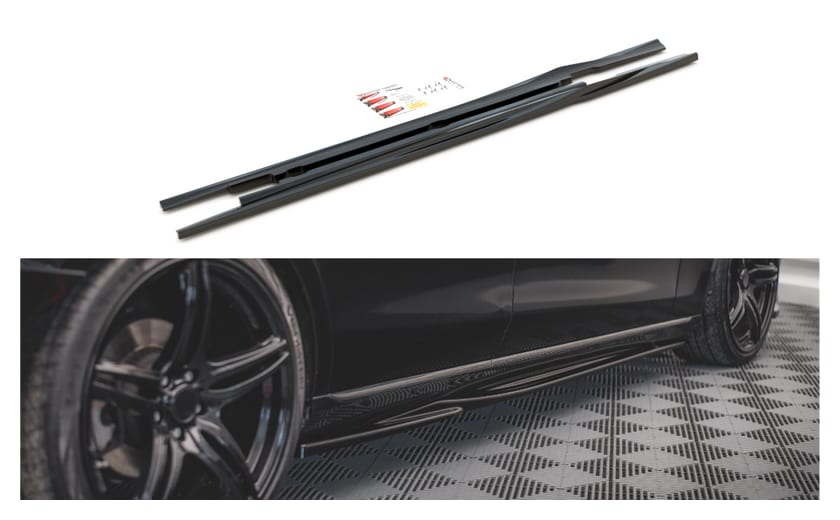 Dokładka Mercedes-Benz E W213 Progi Gloss Black