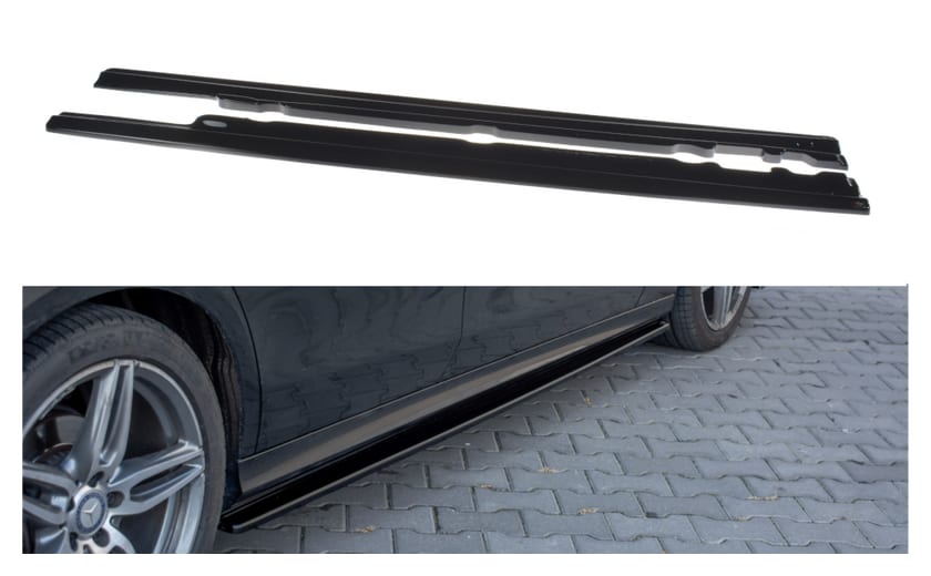 Dokładka Mercedes-Benz E43 AMG W213 Progi Gloss Black