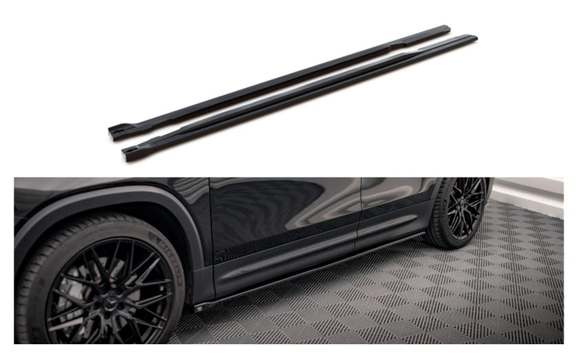 Dokładka Mercedes-Benz GLB 35 X247 Progi Gloss Black