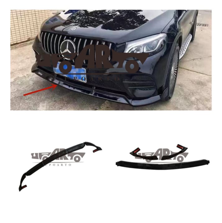Dokładka Mercedes-Benz GLC X253 GLC C253 Zderzak Przód Gloss Black