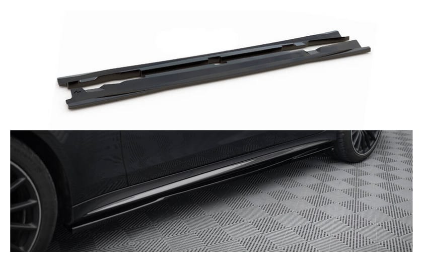 Dokładka Mercedes-Benz GT 53 4-Door Progi Gloss Black