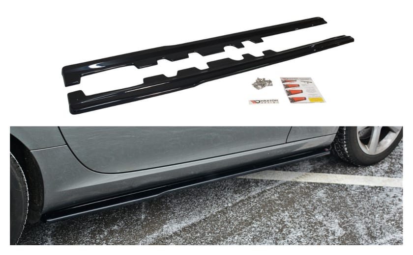 Dokładka Mercedes-Benz SLK R172 Progi Gloss Black