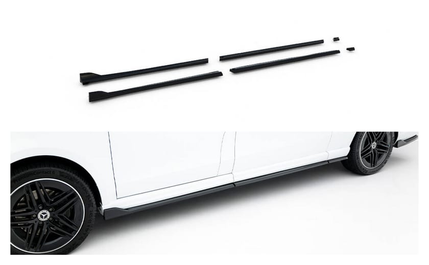 Dokładka Mercedes-Benz V-Class Extra Long AMG-Line W447 Progi v.2